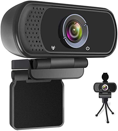  [AUSTRALIA] - HD Webcam 1080P Webcam,Live Streaming Web Camera with Stereo Microphone, Desktop or Laptop USB Webcam with 100 Degree View Angle for Conferencing, Streaming, Gaming.Video Calling (N5 Webcam)