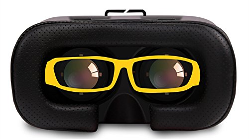  [AUSTRALIA] - Alike 3D CVR03 Latest Upgrade II Headset Glasses Virtual Reality Mobile Phone 3D Movies for iPhone 6s/6 Plus Samsung Galaxy s5/s6/note4/note5 and Other 4.7"-6.0" Cellphones (VR case)