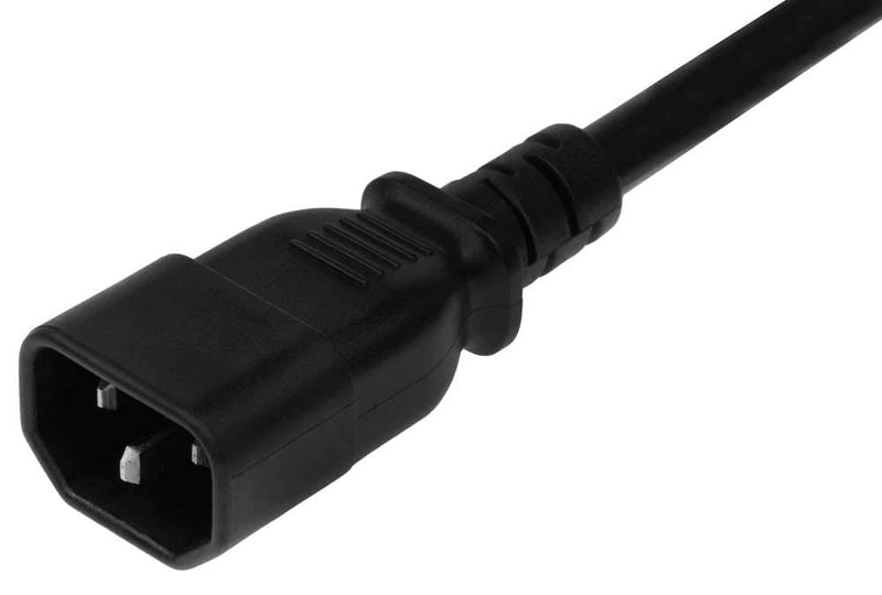  [AUSTRALIA] - SF Cable 10ft 16 AWG IEC 60320 C14 to C13 Computer Power Extension Cord Compaitable for PC, Monitor, Scanner or Printer 10 ft