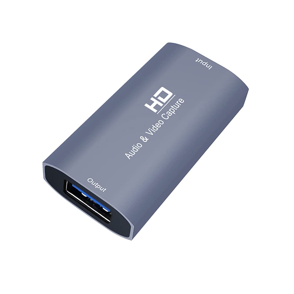  [AUSTRALIA] - 4K HDMI Video Capture Card, YupYay HDMI Female to USB 3.0 Female Video Capture Device 1080P HD 60fps for Streaming, Live Broadcasting, Video Conference, Teaching, Gaming