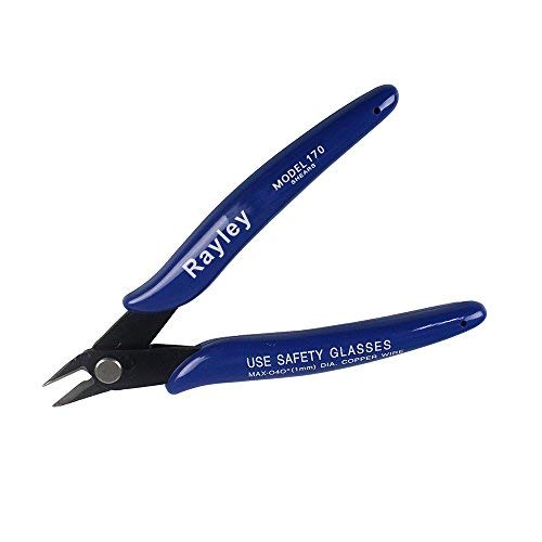  [AUSTRALIA] - Rayley Electrical Cutting Plier Wire Cable Cutter Side Snips Flush Pliers Tool 170 Flush Cutter Internal Spring Cutting Pliers Small Wire Cutters Running pliers