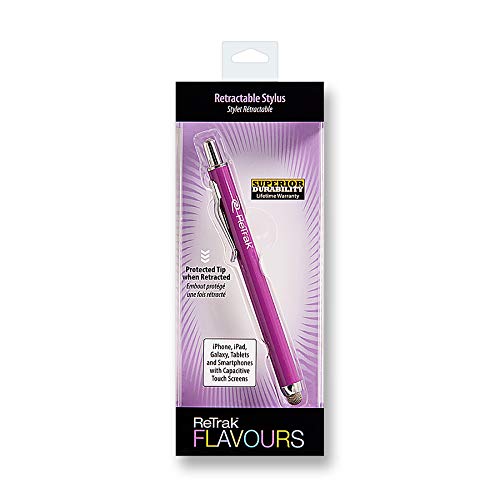 ReTrak Retractable Stylus, Purple (ETSTYLUSRL) Series 1 - LeoForward Australia