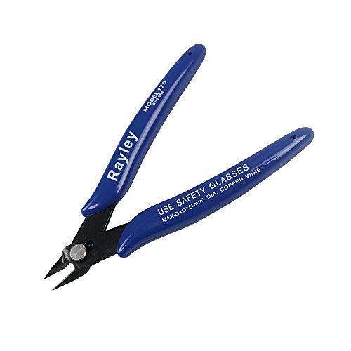  [AUSTRALIA] - Rayley Electrical Cutting Plier Wire Cable Cutter Side Snips Flush Pliers Tool 170 Flush Cutter Internal Spring Cutting Pliers Small Wire Cutters Running pliers