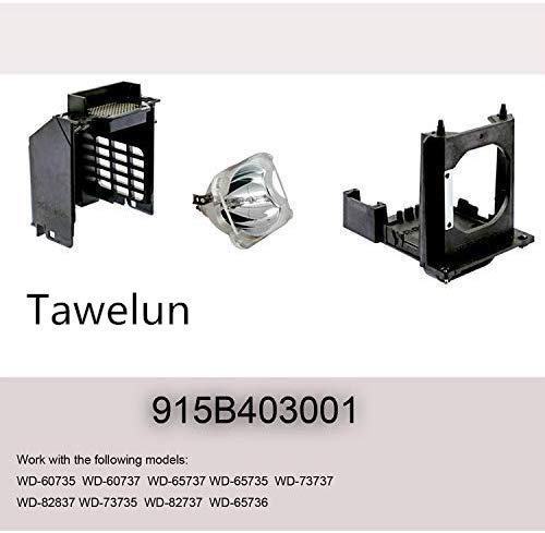 [AUSTRALIA] - Tawelun 915B403001 915B403A01 Mitsubishi Projection Replacement Lamp DLP Bulb with Housing for TVs