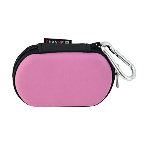 [USB Flash Drive Case] - Lensfo Universial Portable Waterproof Shockproof Electronic Accessories Organizer Holder / USB Flash Drive Case Bag - Pink - LeoForward Australia