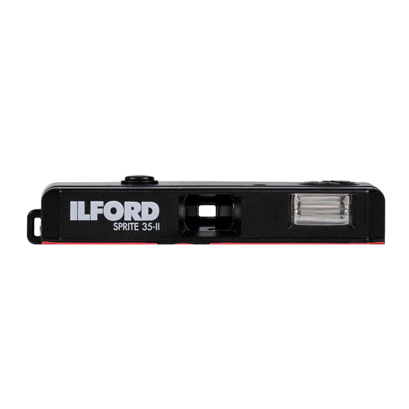  [AUSTRALIA] - Ilford Sprite 35-II Reusable/Reloadable 35mm Analog Film Camera (Red and Black) Red & Black