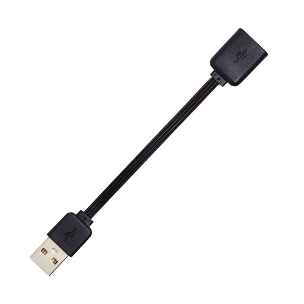  [AUSTRALIA] - Xiwai 13cm USB 2.0 Type-A Male to Type-A Male Female Data Flat Slim FPC Cable for FPV & Disk & Phone USB Type-A Extension