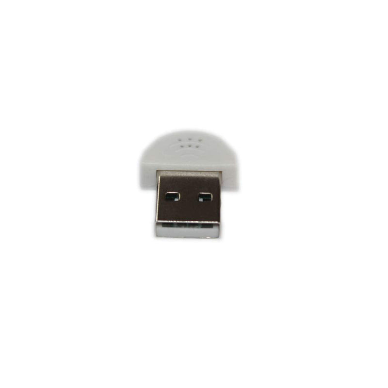  [AUSTRALIA] - Mini USB Microphone for Computer Laptop Desktop Driver Free White