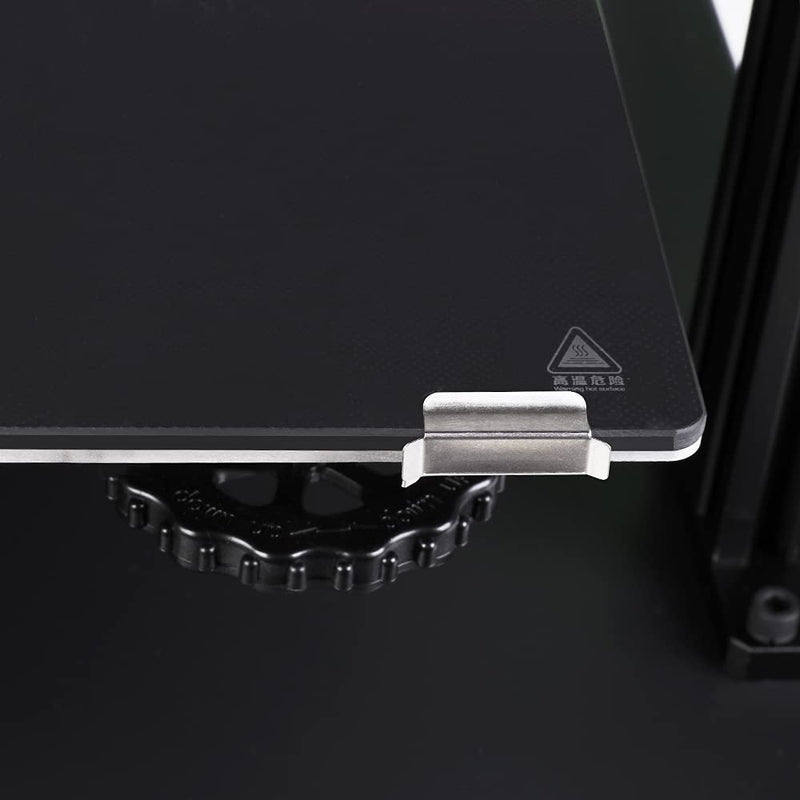  [AUSTRALIA] - Original Ender 3 Pro Bed Clips Clamp 7mm for Creality Ender 3 V2 Ender 3S Ender 5 Pro Ender 7 CR-20 PRO CR-10S Pro 3D Printer Heated Bed Glass Bed Platform (Bed Clips)