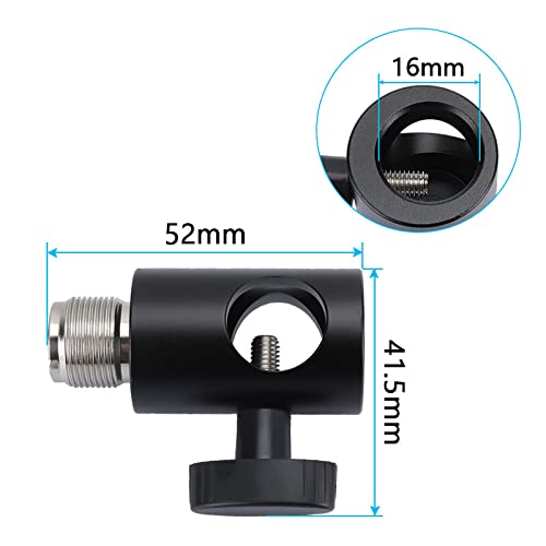  [AUSTRALIA] - CAMVATE Light Pole Connector With 5/8"-27 Male Screw for Microphone Stand