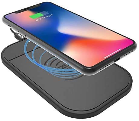  [AUSTRALIA] - tzumi Wireless Charger Qi-Certified 10W Max Fast Wireless Charging Pad Compatible with iPhone 13/13 Pro/13 Mini/13 Pro Max/12/SE 2020/11 /AirPods Pro, Samsung Galaxy S21/S20/Note 10/S10/Earbuds