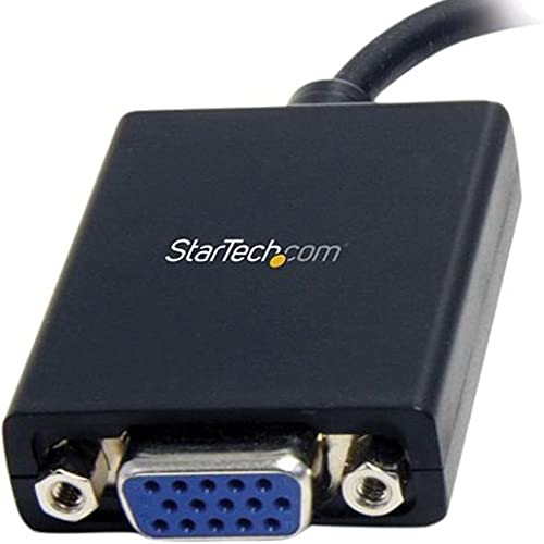 StarTech.com Mini DisplayPort to VGA Adapter - Active Mini DP to VGA Converter - 1080p Video - VESA Certified - mDP or Thunderbolt 1/2 Mac/PC to VGA Monitor/Display - mDP 1.2 to VGA Dongle (MDP2VGA) - LeoForward Australia