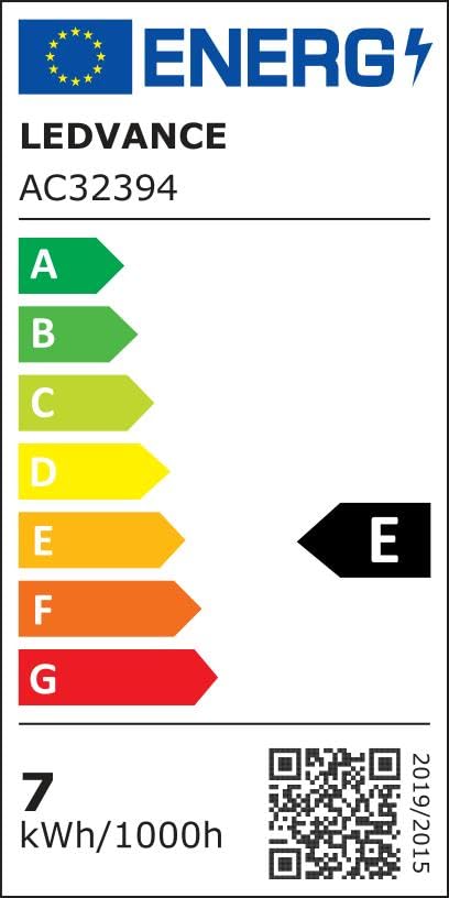  [AUSTRALIA] - Osram LED Base Classic A lamp, base: E27, warm white, 2700 K, 7 W, replacement for 60 W light bulb, clear, pack of 5