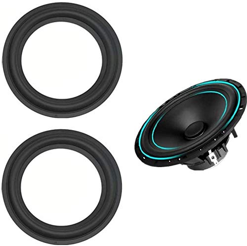  [AUSTRALIA] - LinaLife 2pcs 10 inch 10" Speaker Foam Surround Repair Kit, 250mm Perforated Rubber Edge Rings Replacement Parts Speaker Repair DIY Speaker Surround Repair Rubber Edge Replacement