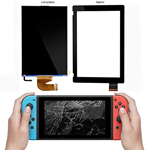  [AUSTRALIA] - Vanpark Replacement LCD Screen and Digitizer Touch Screen Set for Nintendo Switch 2017