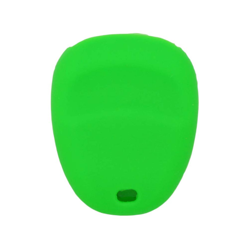  [AUSTRALIA] - SEGADEN Silicone Cover Protector Case Skin Jacket fit for CHEVROLET GMC CADILLAC HUMMER SATURN PONTIAC 3 Button Remote Key Fob CV4610 Light Green