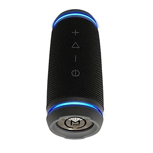 Morpheus 360 Sound Ring Portable Bluetooth Speaker, 12W Loud, Wireless Speakers with 360 Degree Surround Sound, Waterproof IPX6, Deep Bass, Dual Pairing, Shockproof/Rugged/Outdoors BT5750BLK - LeoForward Australia
