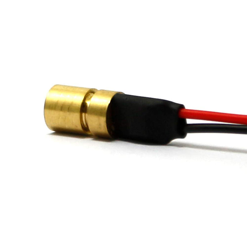  [AUSTRALIA] - 3VDC 3mW 780nm Infrared IR Laser DOT Module 6x10mm Mini-type Brass