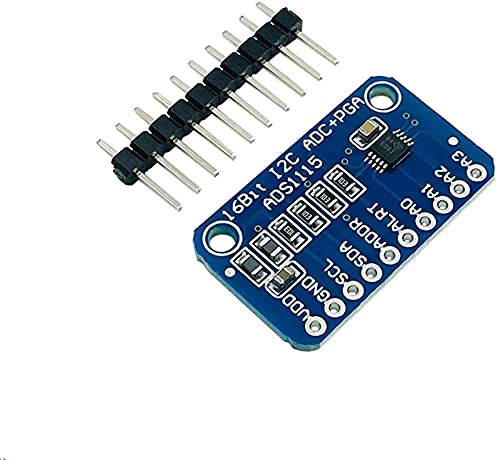  [AUSTRALIA] - RedTagCanada 2PCs ADS1115 Compatible 16 Bits 4 Channel Analog to Digital ADC PGA Converter with Programmable Gain Amplifier High Precision I2C IIC 2.0V to 5.5V for Arduino for Raspberry Pi