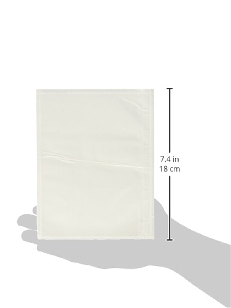 7.5" x 5.5" Clear Adhesive Top Loading Packing List/Shipping Label Envelopes Pouches (100 pk) - LeoForward Australia