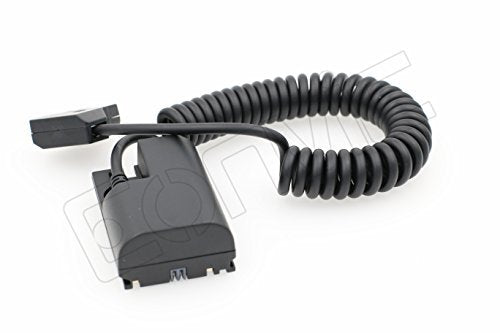  [AUSTRALIA] - Eonvic D-Tap to LP-E6 Dummy Battery Adaptor Power Coiled Cable for SmallHD 501/502 702 Monitor