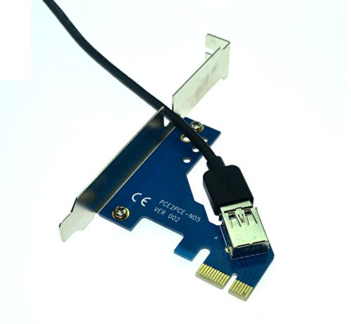  [AUSTRALIA] - Sintech PCI-E Express X1 to Dual PCI Riser Extender Card with Low Profile Bracket