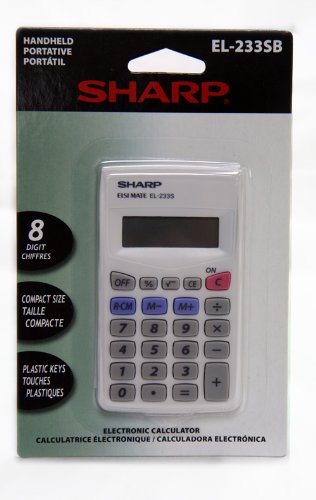 Sharp EL233SB Standard Function Calculator White - LeoForward Australia