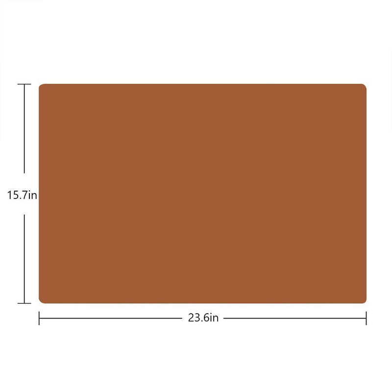  [AUSTRALIA] - wellhouse 23.6" by 15.7" Extra Large Mulitpurpose Silicone Nonstick Pastry Mat Countertop Protector Heat Resistant Nonskid Table Mat(Coffee) Coffee