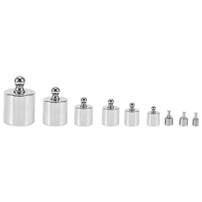  [AUSTRALIA] - Calibration weights set, ANGGREK 17 pieces stainless steel calibration weights set 10mg 100g calibration weights precision calibration gram scales weight set for digital jewelry scales science laboratory