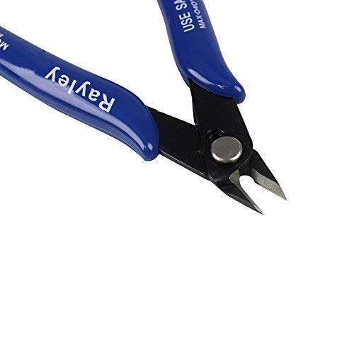  [AUSTRALIA] - Rayley Electrical Cutting Plier Wire Cable Cutter Side Snips Flush Pliers Tool 170 Flush Cutter Internal Spring Cutting Pliers Small Wire Cutters Running pliers