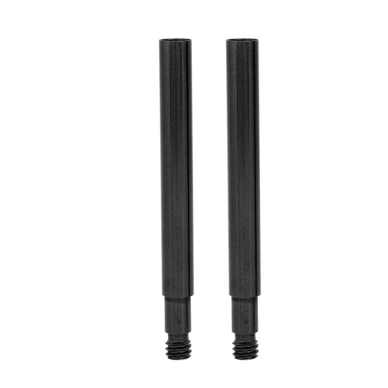 2Pcs Bike Valve Extender, Aluminum Alloy Bicycle Inner Tube Presta Valve Extender Tire Accessories Black - LeoForward Australia