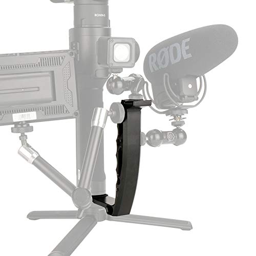  [AUSTRALIA] - DH03 Handheld Gimbal Grip with Cold Shoe for Mounting Monitors, Microphones, LED Light etc Compatible with DJI Ronin-S, Ronin SC 2, Zhiyun Weebill LAB, Crane 2, Plus, Moza Air Mini Dual Grip