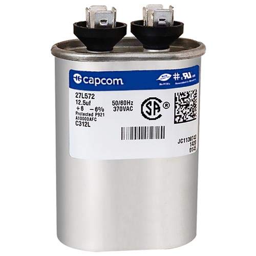  [AUSTRALIA] - GE GENTEQ Capacitor Oval 12.5 uf MFD 370 volt 97F9003