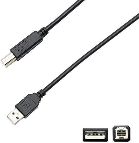  [AUSTRALIA] - USB-B to USB-A Cable USB PC Computer Cable Cord Compatible for Audio-Technica AT2020USB+,Blue Snowball,TONOR,UHURU UM-925,MAONO AU-PM421 AU-A04,Bonke,Neewer,Dschlzy USB Condenser Microphone(10FT)