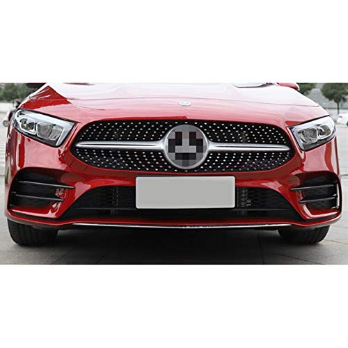 Rqing for Mercedes-Benz New A-Class A220 A 220 2019 2020 Front Fog Light Mesh Cover Trims (Carbon Fiber Pattern) Carbon Fiber Pattern - LeoForward Australia