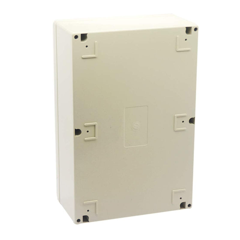  [AUSTRALIA] - Zulkit Junction Box ABS Plastic Dustproof Waterproof IP65 Universal Electrical Boxes Project Enclosure Gray 9.4 x 6.3 x 3.5 inch (240 x 160 x 90 mm) 9.4" x 6.3" x 3.5"