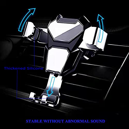  [AUSTRALIA] - ZHSH Gravity Phone Holder for Car Vent, Aluminum Alloy Mobile Mount, Upgrade Auto Lock Cellphone Cradles Fit for All Smartphones (Goleden) Goleden