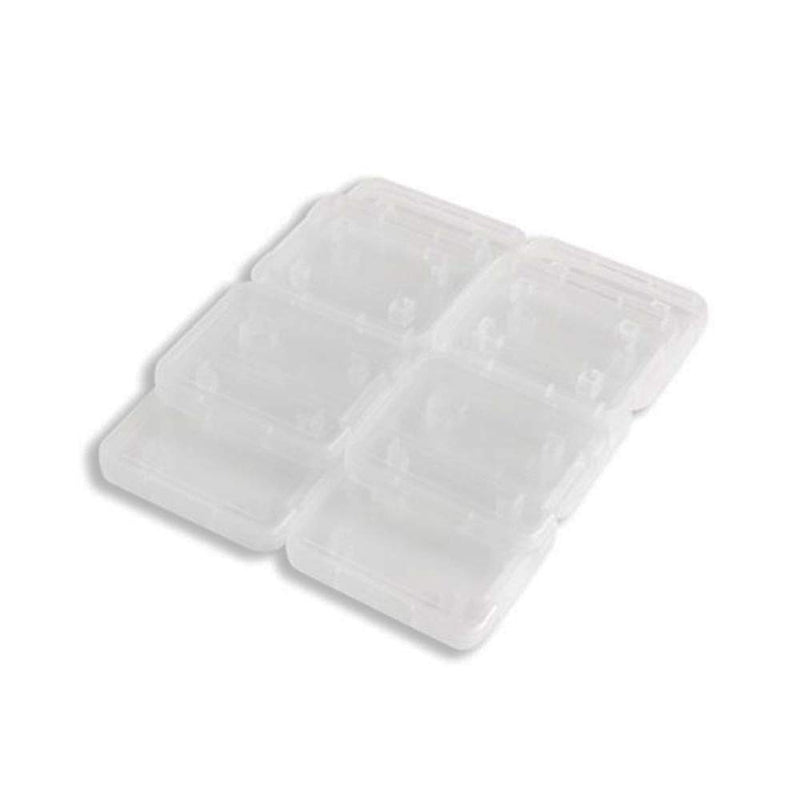 10 Pcs Plastic Memory Card Storage Case Compatible with SD MMC/SDHC PRO Duo White - LeoForward Australia