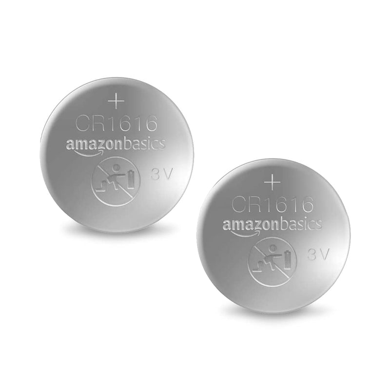 Amazon Basics 2 Pack CR1616 3 Volt Lithium Coin Cell Battery 2 Count - LeoForward Australia