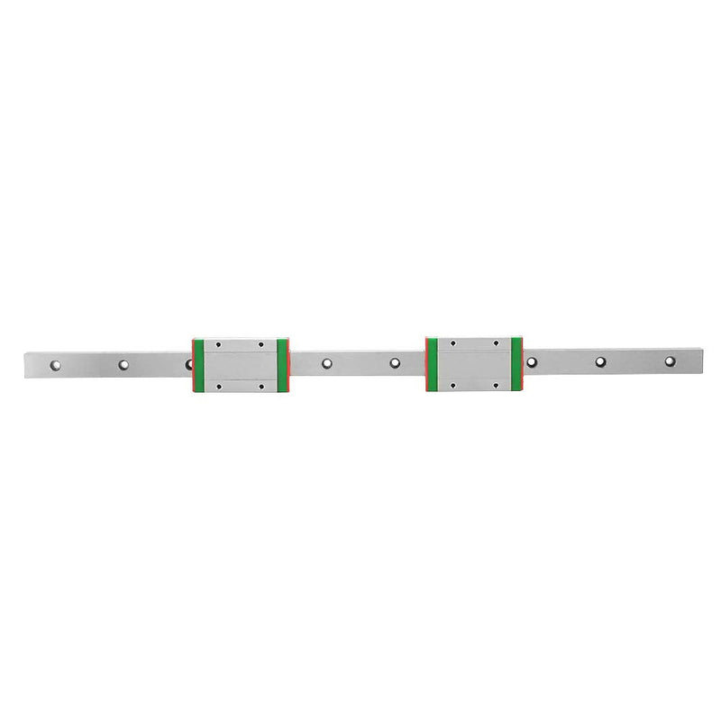  [AUSTRALIA] - Linear Rail Guide 400mm, LML15H Mini Bearing Steel Linear Sliding Guideway, with 2 Linear Guide Blocks, for Automatic Equipment, DIY 3D Printer, CNC Machine