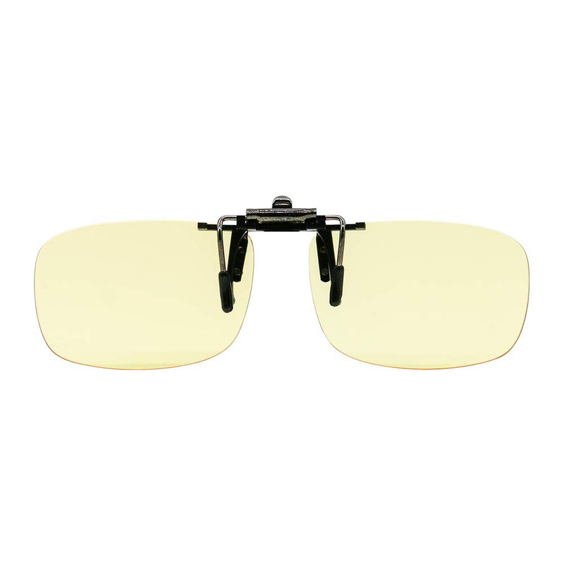Archgon Computer Glasses Anti Blue Light UV Protection Clip-on Flip-up Type with Amber Lens (compatible with a single lens within 1.55 inches height and 2.35 inches width) - LeoForward Australia