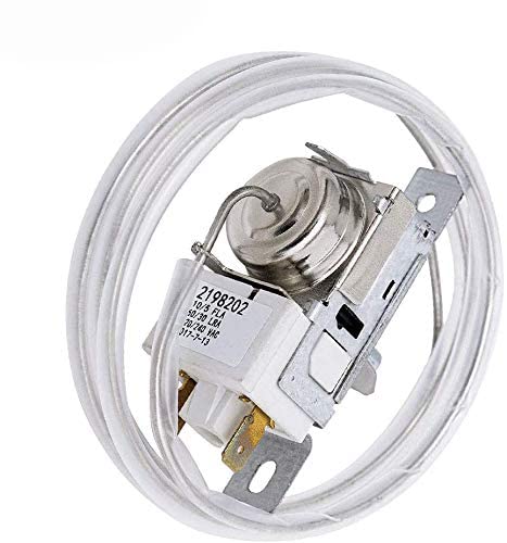  [AUSTRALIA] - 2198202 Refrigerator Cold Control Thermostat Replacement Compatible with Whirlpool Refrigerators Replaces 2161284 2198201 PS11739232 AP6006166 WP2198202