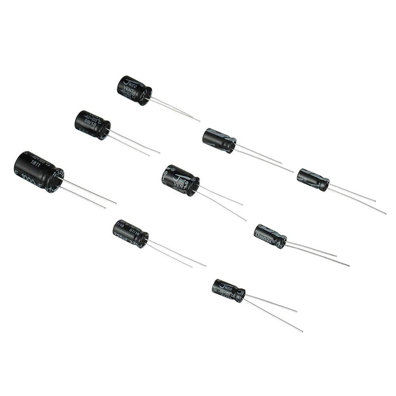  [AUSTRALIA] - BOJACK 24 worth 630 pieces capacitor electrolytic capacitor assortment kit including model number 0.1uF-1000uF