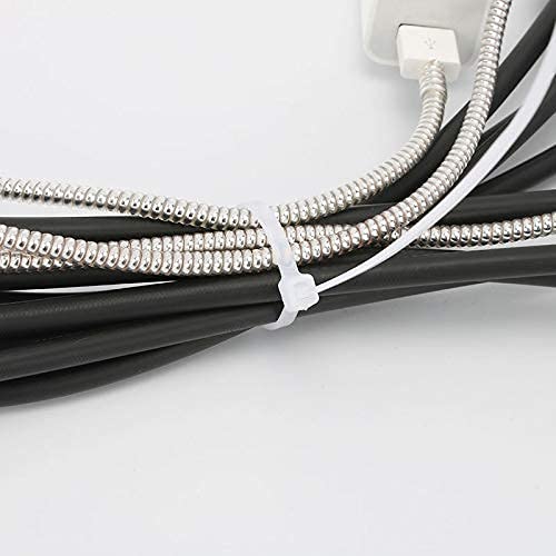  [AUSTRALIA] - 1000 PCS Nylon Cable Ties, Multi-Purpose Zip Ties Self-Locking Small Zip Ties Heavy Duty Zip Ties (4 Inch, White)