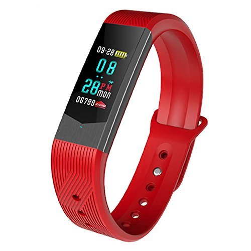  [AUSTRALIA] - BOZLUN Smartband for iPhone Android, Fitness Tracker Watch with Heart Rate Monitor Pedometer Sleep Track, 3D Dynamic Colorful Screen
