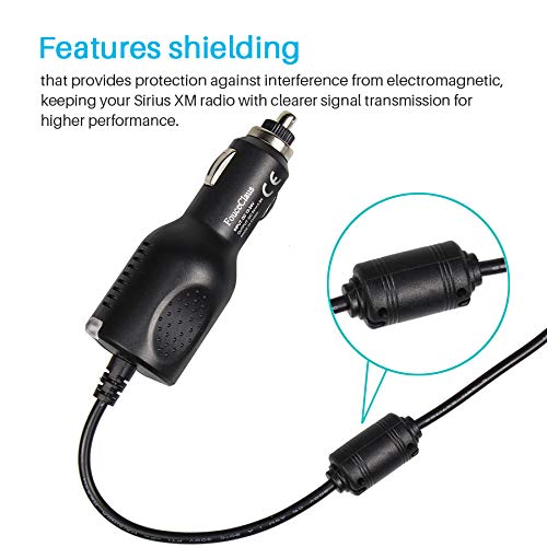 [AUSTRALIA] - Car Vehicle Power Adapter for Sirius XM 5V PowerConnect, Power cord supply Compatible with SiriusXM Vehicle Dock SXVD1(A), XDPIV1, XDPIV2, SDPIV1, XAPV2 XMP3i, SXiV1- Only Compatible for Listed Models