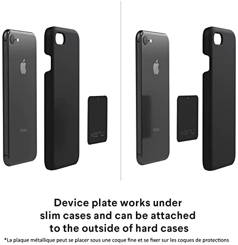 [AUSTRALIA] - Kenu Airframe Magnetic Phone Car Mount for Air Vent - Portable Mobile Holder - 360 Degree Rotation - 6 Powerful Magnets with 1 Reusable Steel Plate - Use with Latest iPhones, Samsungs, and Androids