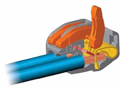  [AUSTRALIA] - Wago 222-412 LEVER-NUTS 2 Conductor Compact Connectors 10 PK Pack of 10