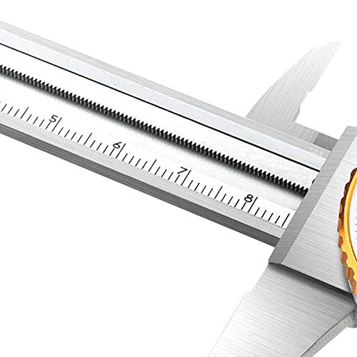  [AUSTRALIA] - Vernier Caliper 0-15cm Range High Precision Industrial Stainless Steel Vernier Caliper Shockproof Metric Measuring Tool