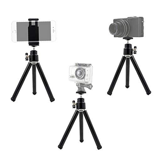  [AUSTRALIA] - eCostConnection 7" Extendable Mini Tripod + with Universal Smartphone Mount and Bluetooth Wireless Remote Control Camera Shutter for Smartphones & Microfiber Cloth b)Tripod + Mount + Remote